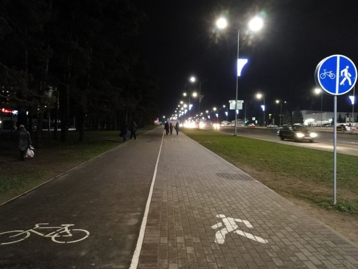 Soft light across a calm cycling trail with gentle curves